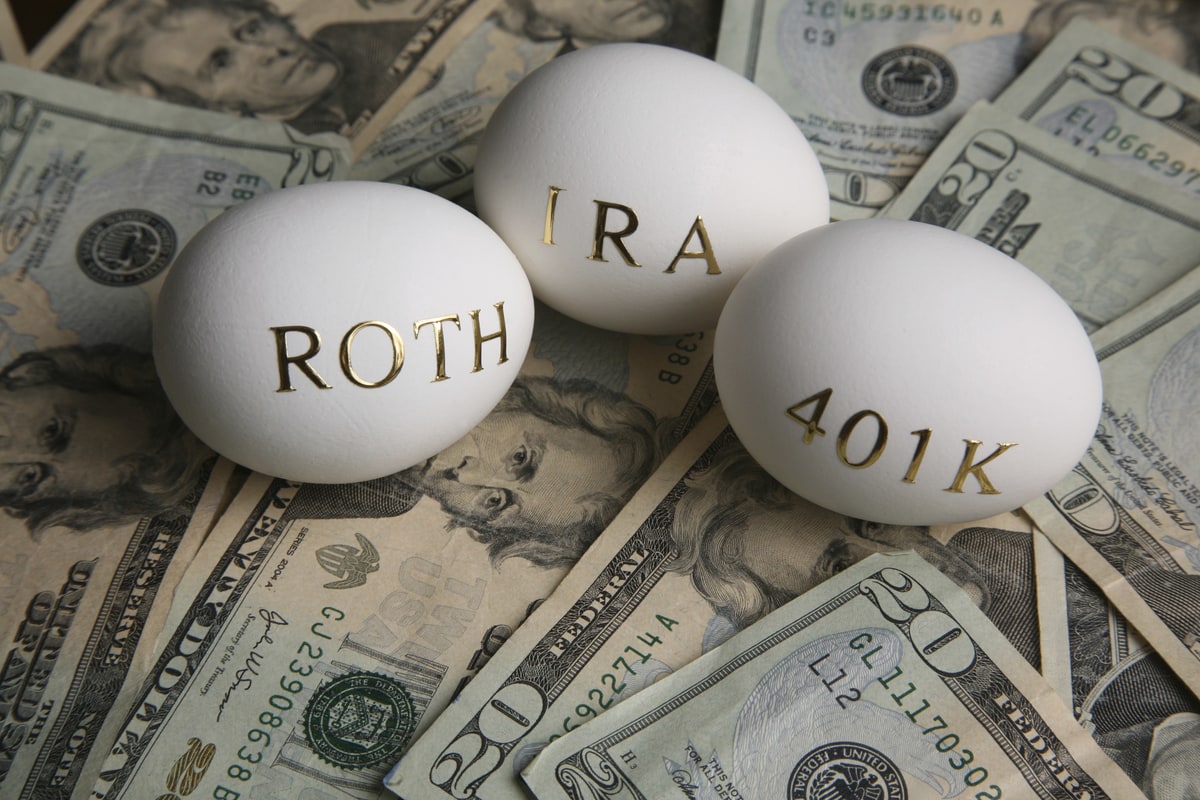 IRA ROTH 401k Eggs Money